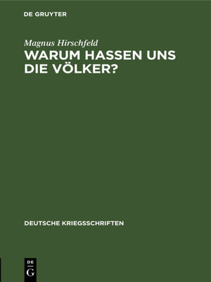 cover image of Warum hassen uns die Völker?